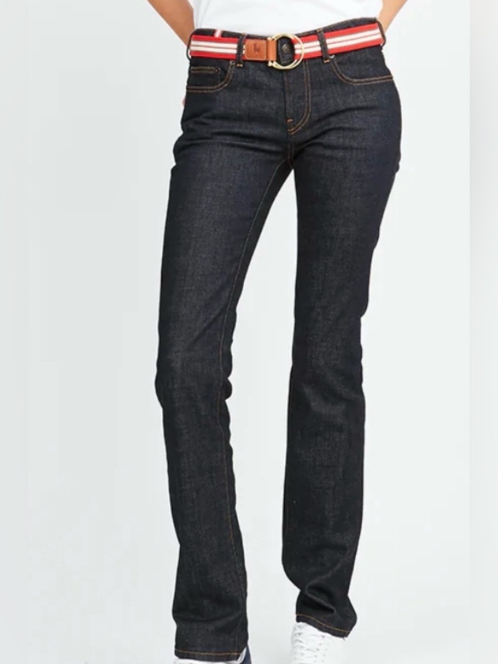 NWT Notify Anemone Glossy Straight Leg Italian-Made Jeans, size 25